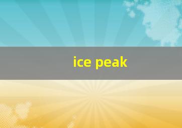 ice peak